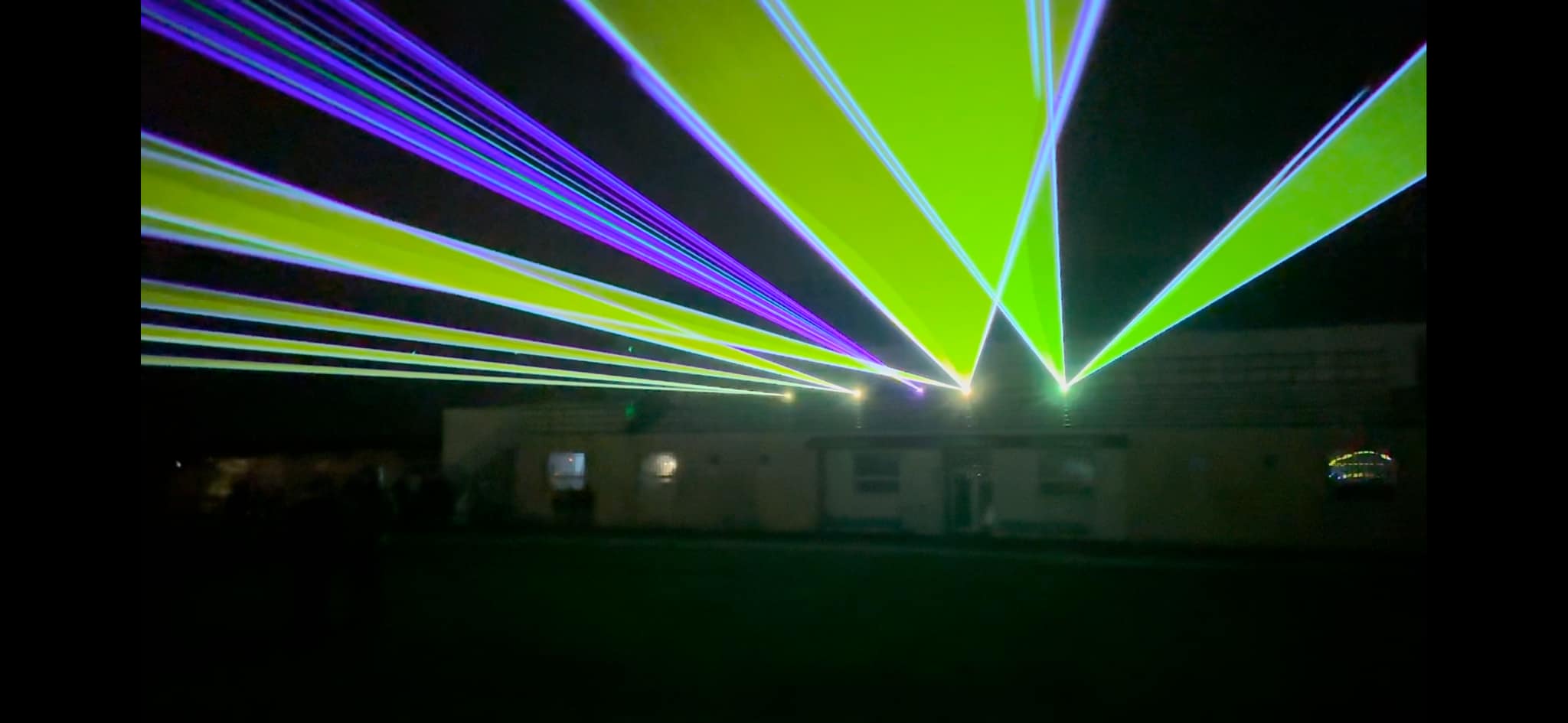 Novoročná LaserShow obec Závod