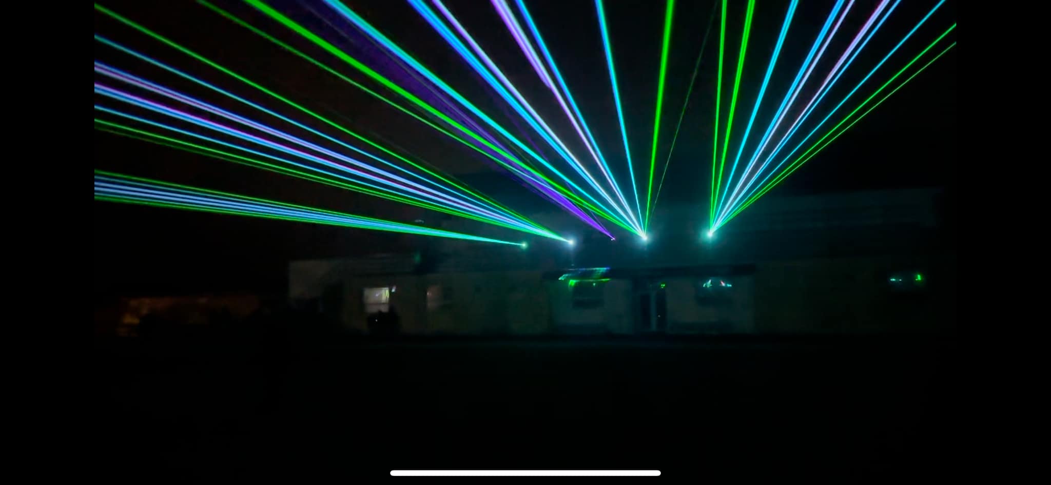 Novoročná LaserShow obec Závod