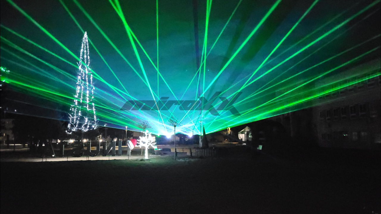 LaserShow pre mesto HNÚŠŤA - Silvester 2024/2025 