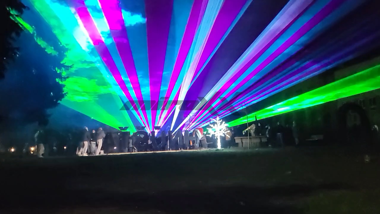 LaserShow pre mesto HNÚŠŤA - Silvester 2024/2025 