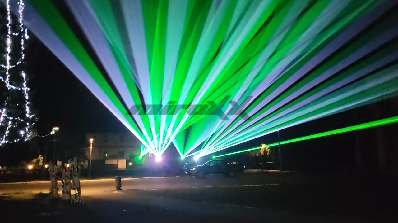 LaserShow pre mesto HNÚŠŤA - Silvester 2024/2025 