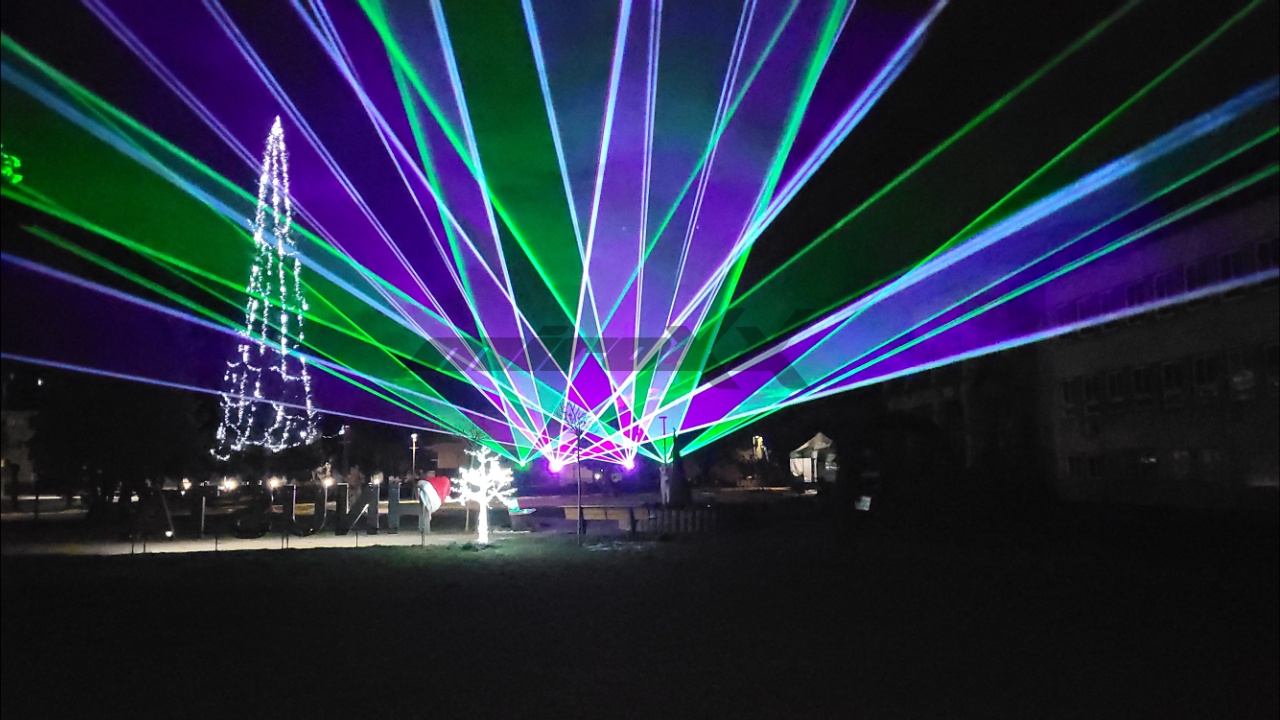 LaserShow pre mesto HNÚŠŤA - Silvester 2024/2025 