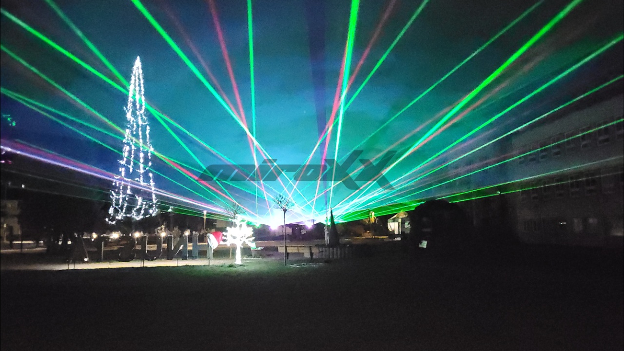 LaserShow pre mesto HNÚŠŤA - Silvester 2024/2025 