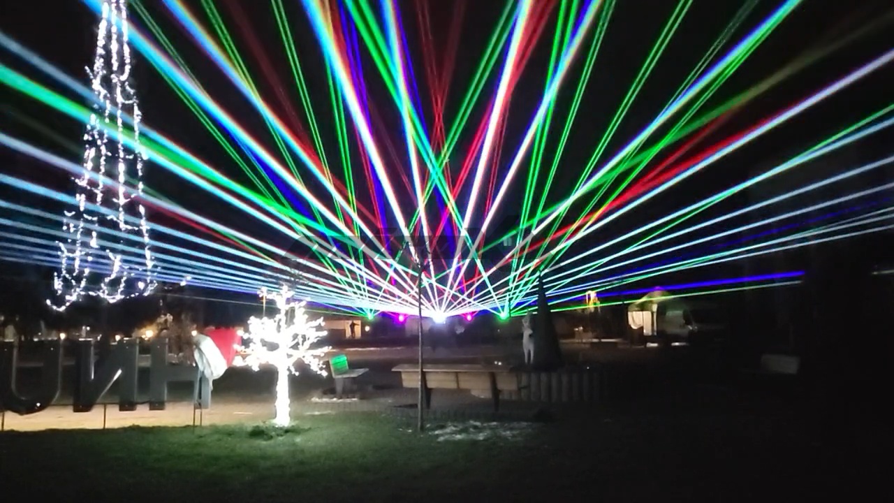 LaserShow pre mesto HNÚŠŤA - Silvester 2024/2025 